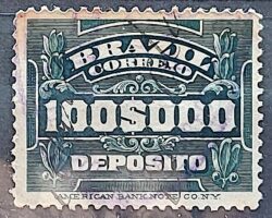 D 11 Selo Deposito Cifra Horizontal 100_000 Reis 1913 2