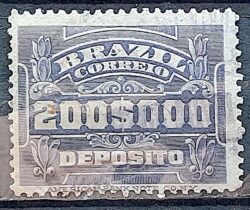 D 12 Selo Deposito Cifra Horizontal 200_000 Reis 1913 1