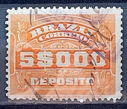 D 6 Selo Deposito Cifra Horizontal 5_000 Reis 1913 3
