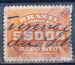 D 6 Selo Deposito Cifra Horizontal 5_000 Reis 1913 4