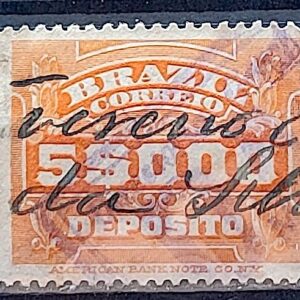 D 6 Selo Deposito Cifra Horizontal 5_000 Reis 1913 4