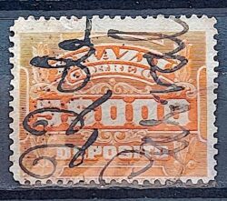 D 6 Selo Deposito Cifra Horizontal 5_000 Reis 1913 5