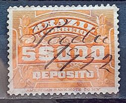 D 6 Selo Deposito Cifra Horizontal 5_000 Reis 1913 7