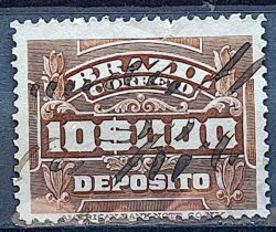 D 7 Selo Deposito Cifra Horizontal 10_000 Reis 1913 4