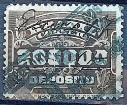 D 8 Selo Deposito Cifra Horizontal 20_000 Reis 1913 1