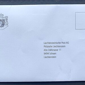 Envelope Correio Liechtenstein Brasao