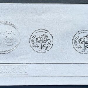 Envelope EPD 2000 098c Descobrimento do Brasil Indio Navio Etnia CBC BA