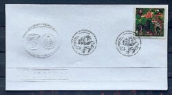 Envelope EPD 2000 098e Descobrimento do Brasil Indio Navio Fauna Flora Onca Jacare Macaco CBC BA