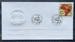 Envelope EPD 2000 098f Descobrimento do Brasil Indio Navio Chegada em Porto Seguro Mapa CBC BA