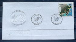 Envelope EPD 2000 100 Programa Gerenciamento Costeiro Arara Vermelha Tartaruga Mapa Meio Ambiente CBC DF