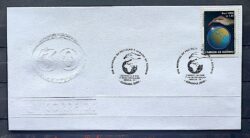 Envelope EPD 2000 117 Camada de Ozonio Mapa Mao Meio Ambiente Espanha CBC DF