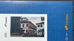 SI 25 Selo Institucional Museu Casa dos Contos Historia Ouro Preto 2024 Vinheta Correios