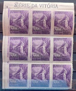 C 198 Selo Vitoria dos Aliados Militar 1945 9 Unidades