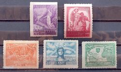 C 198 Selo Vitoria dos Aliados Militar 1945 Serie Completa