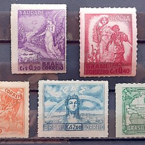 C 198 Selo Vitoria dos Aliados Militar 1945 Serie Completa