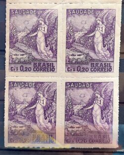 C 198 Selo Vitoria dos Aliados Saudade Militar 1945 Quadra