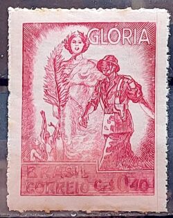 C 199 Selo Vitoria dos Aliados Gloria Militar 1945