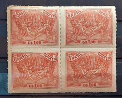 C 200 Selo Vitoria dos Aliados Militar 1945 Quadra