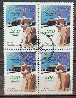 C 2733 Selo Judiciario Independente Justica Direito Brasilia 2008 Quadra CBC RJ