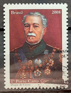 C 2738 Selo Herois Nacionais Duque de Caxias Militar 2008 CBC 3