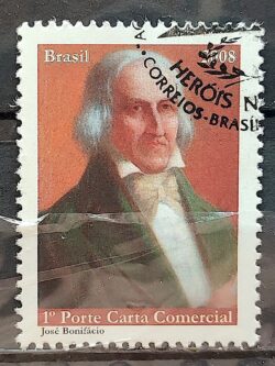 C 2741 Selo Herois Nacionais Jose Bonifacio Diplomacia 2008 CBC 2