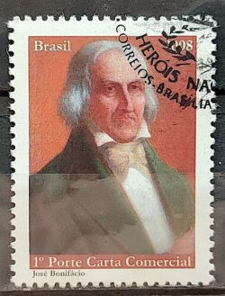 C 2741 Selo Herois Nacionais Jose Bonifacio Diplomacia 2008 CBC 3