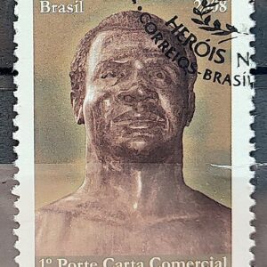 C 2743 Selo Herois Nacionais Zumbi dos Palmares Africa Direito Justica 2008 CBC 1