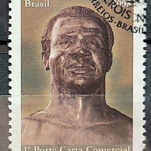 C 2743 Selo Herois Nacionais Zumbi dos Palmares Africa Direito Justica 2008 CBC 2