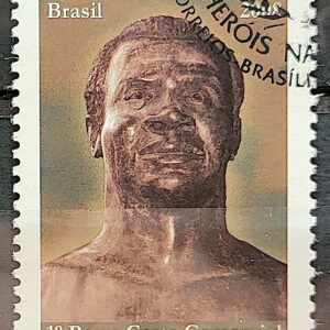 C 2743 Selo Herois Nacionais Zumbi dos Palmares Africa Direito Justica 2008 CBC 3