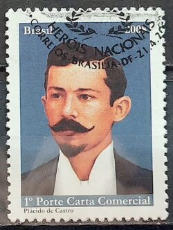 C 2745 Selo Herois Nacionais Placido de Castro Acre Militar 2008 CBC 1