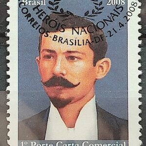 C 2745 Selo Herois Nacionais Placido de Castro Acre Militar 2008 CBC 2