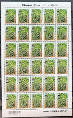 C 2751 Selo 200 Anos do Jardim Botanico Flora 2008 Folha