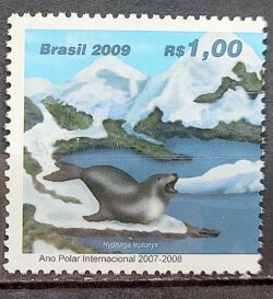 C 2778 Selo Ano Polar Internacional Antartida 2009 Foca