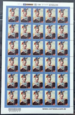 C 2906 Selo Carmen Miranda Musica Mulher 2009 Folha