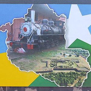 Cartao Postal 2009 Rondonia Trem Locomotiva Fortaleza Militar