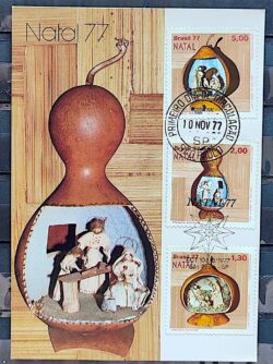 Maximo Postal 1977 Natal Religiao CBC CPD SP