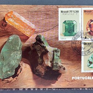 Maximo Postal 1977 Pedras Preciosas Portucale CBC DF