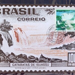 Maximo Postal 1978 Cataratas do Iguacu Cachoeira Meio Ambiente CBC PR