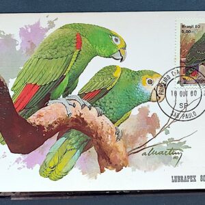 Maximo Postal 1980 Fauna Passaro Papagaio CPD SP