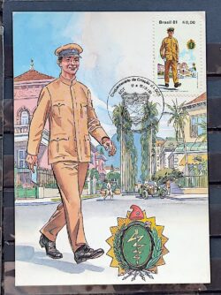Maximo Postal 1981 Servico Postal Carteiro Brasao CBC RJ