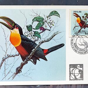 Maximo Postal 1983 Fauna Passaro Tucano CBC Suica 1