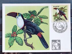 Maximo Postal 1983 Fauna Passaro Tucano CBC Suica Cafe