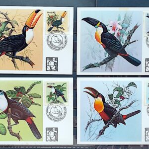 Maximo Postal 1983 Fauna Passaro Tucano CBC Suica Serie Completa