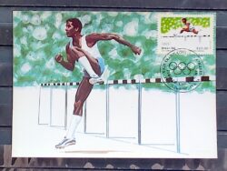Maximo Postal 1984 Olimpiadas Los Angeles Atletismo 110m Com Barreira CBC SP