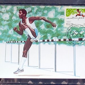 Maximo Postal 1984 Olimpiadas Los Angeles Atletismo 110m Com Barreira CBC SP