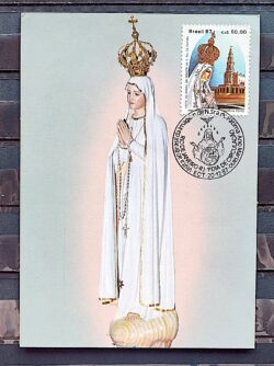 Maximo Postal 1987 Nossa Senhora de Fatima Potugal CBC SP