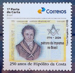 SI 31 Selo Institucional Hipolito da Costa Jornalismo Maconaria 2024