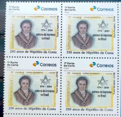 SI 31 Selo Institucional Hipolito da Costa Jornalismo Maconaria 2024 Quadra