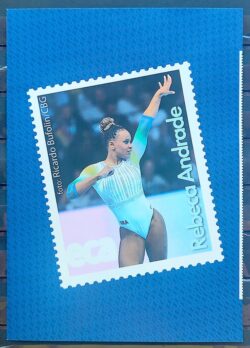 SI 30 Vinheta do Selo Institucional Rebeca Andrade Ginastica Esporte Mulher 2024