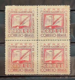 A 51 Selo Aereo Conferencia Interamericana de Advogados Direito Justica 1943 Quadra